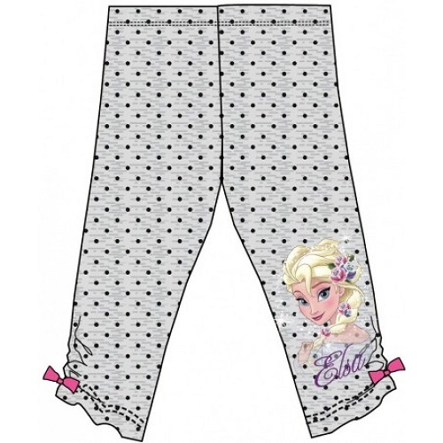 Legging 3/4 gris Licence La reine des neiges