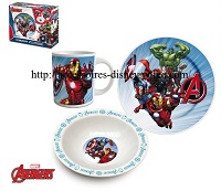 Set vaisselles 3 pièces Avengers