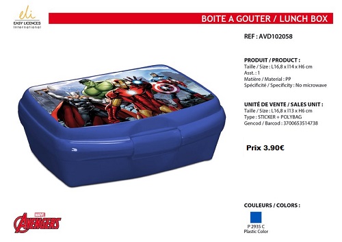 Boite à Goûter Avengers