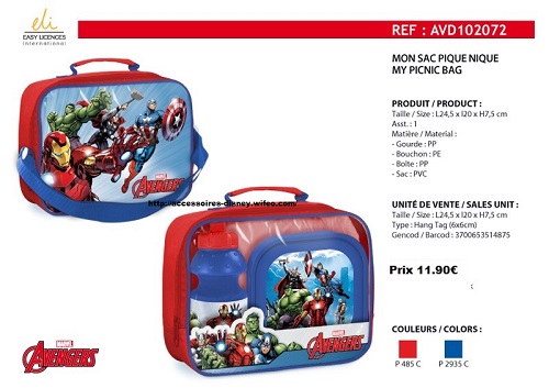 Sac à pique nique Avengers