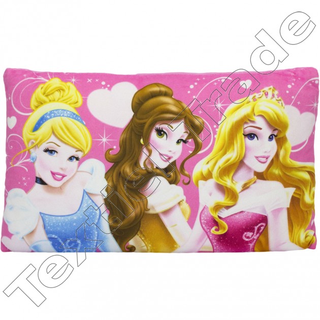 Coussin princesse Disney rose