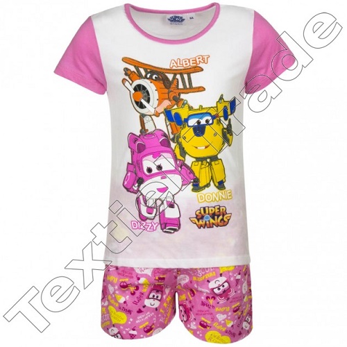 Pyjashort SUper Wings rose