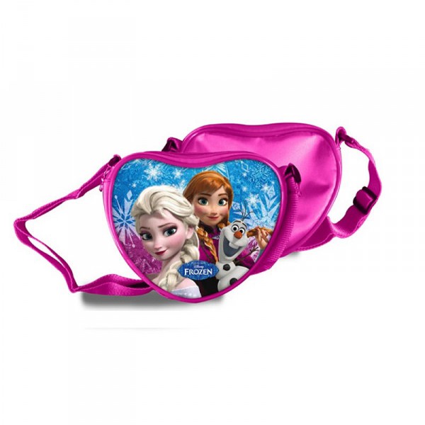 Sac bandoulière Coeur LA REINE DES NEIGES - Rose