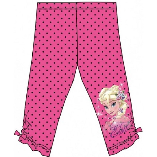 Legging 3/4 rose Licence La reine des neiges